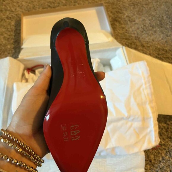 Christian Louboutin 100mm Sporty Kate Pump - Picture 9 of 12